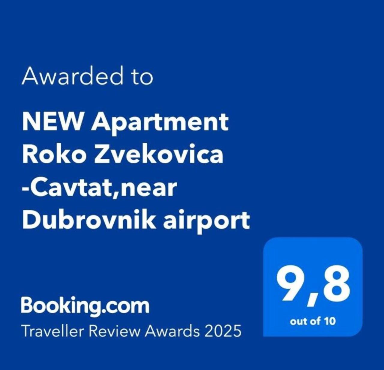 New Apartment Roko Zvekovica -Cavtat,Near Dubrovnik Airport المظهر الخارجي الصورة